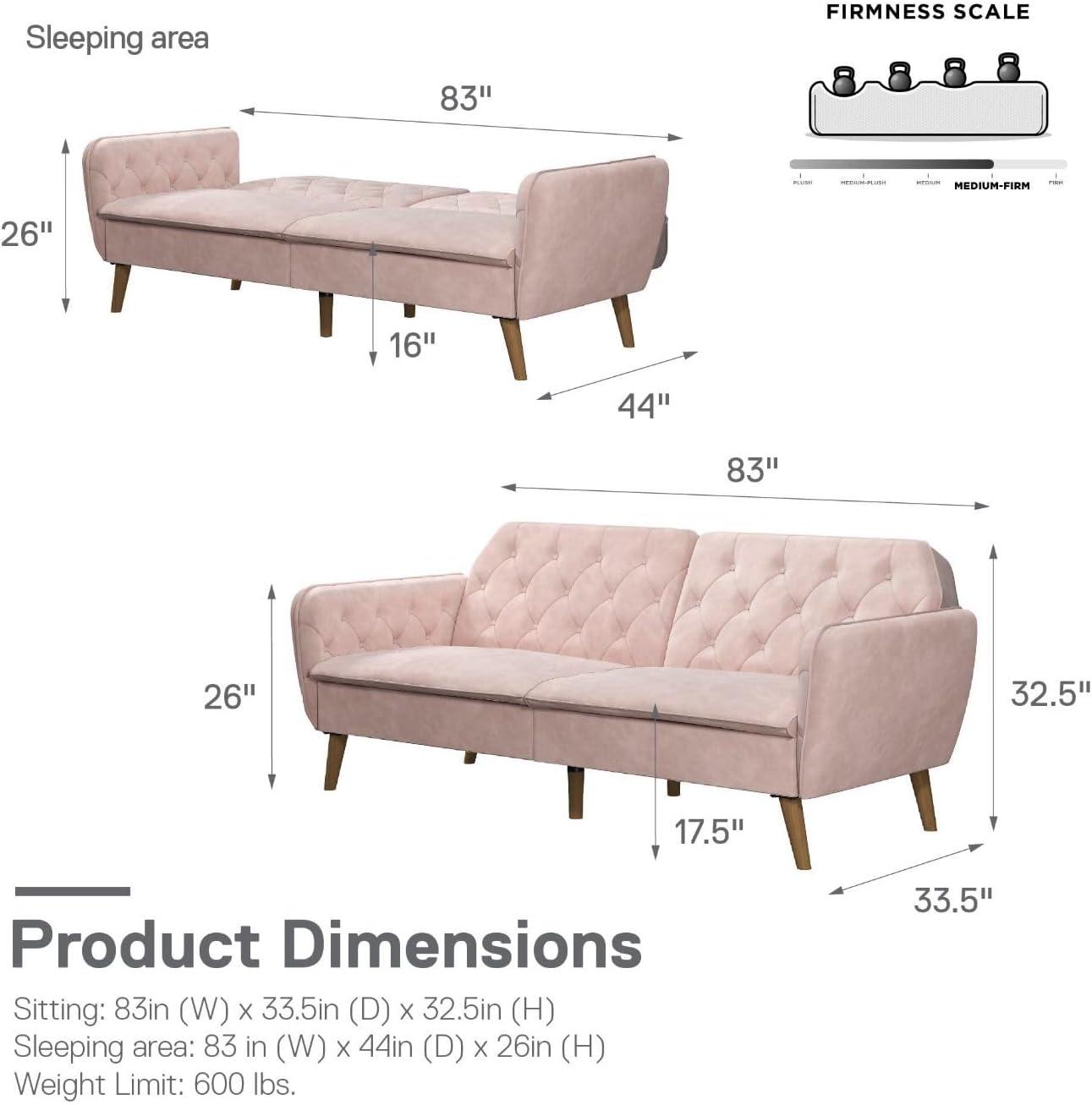 Tallulah Memory Foam Futon