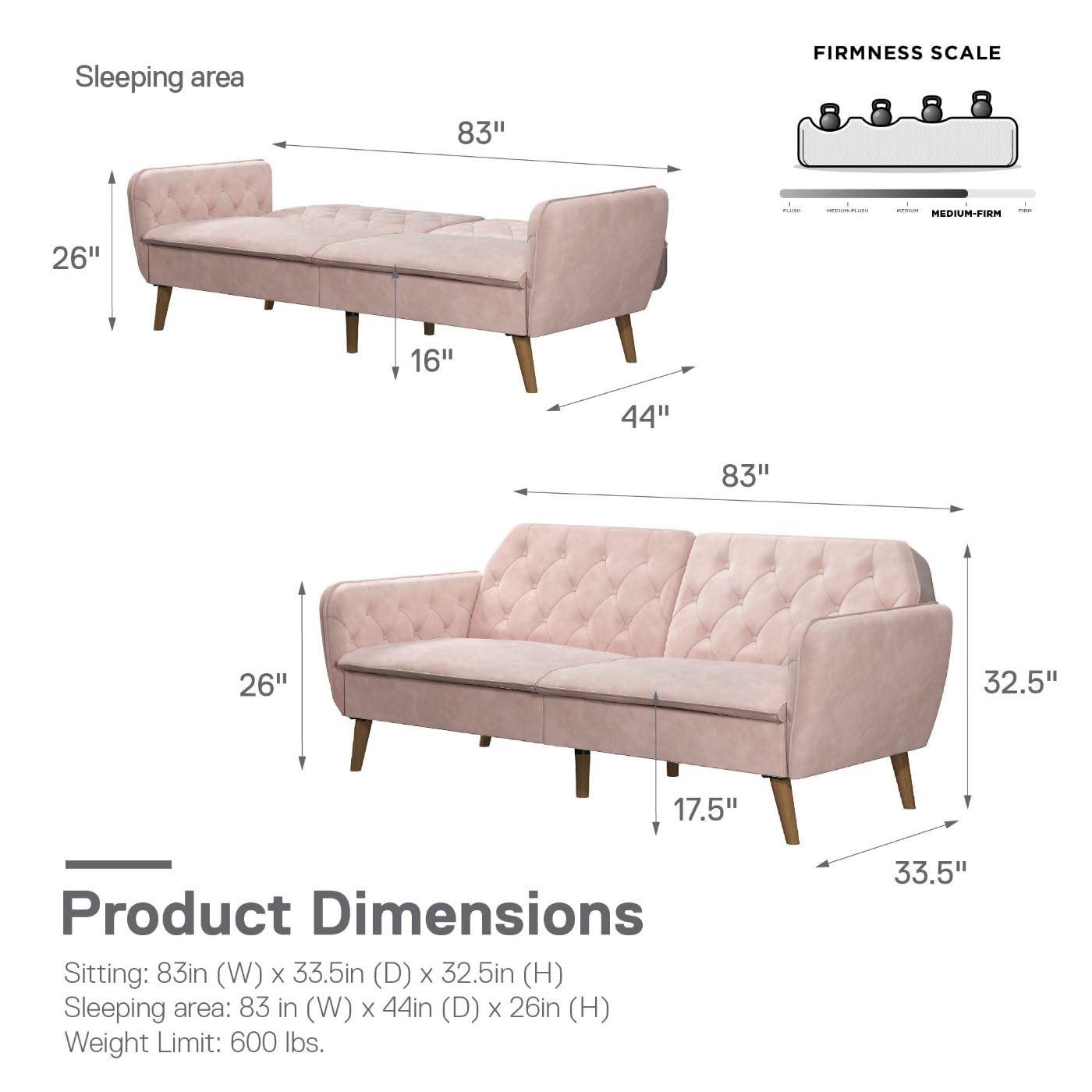 Tallulah Memory Foam Futon