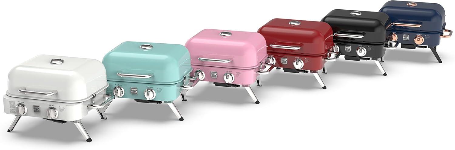 Kenmore 2-Burner Portable Tabletop Retro Gas Grill