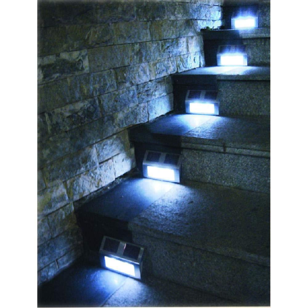 Nature Power Bronze Solar Step Lights - Set of 4