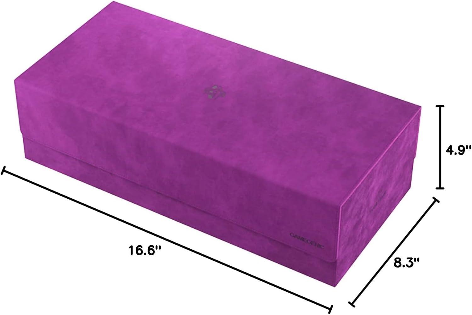 GameGenic Dungeon 1100+ Card Convertible Deck Box: Purple