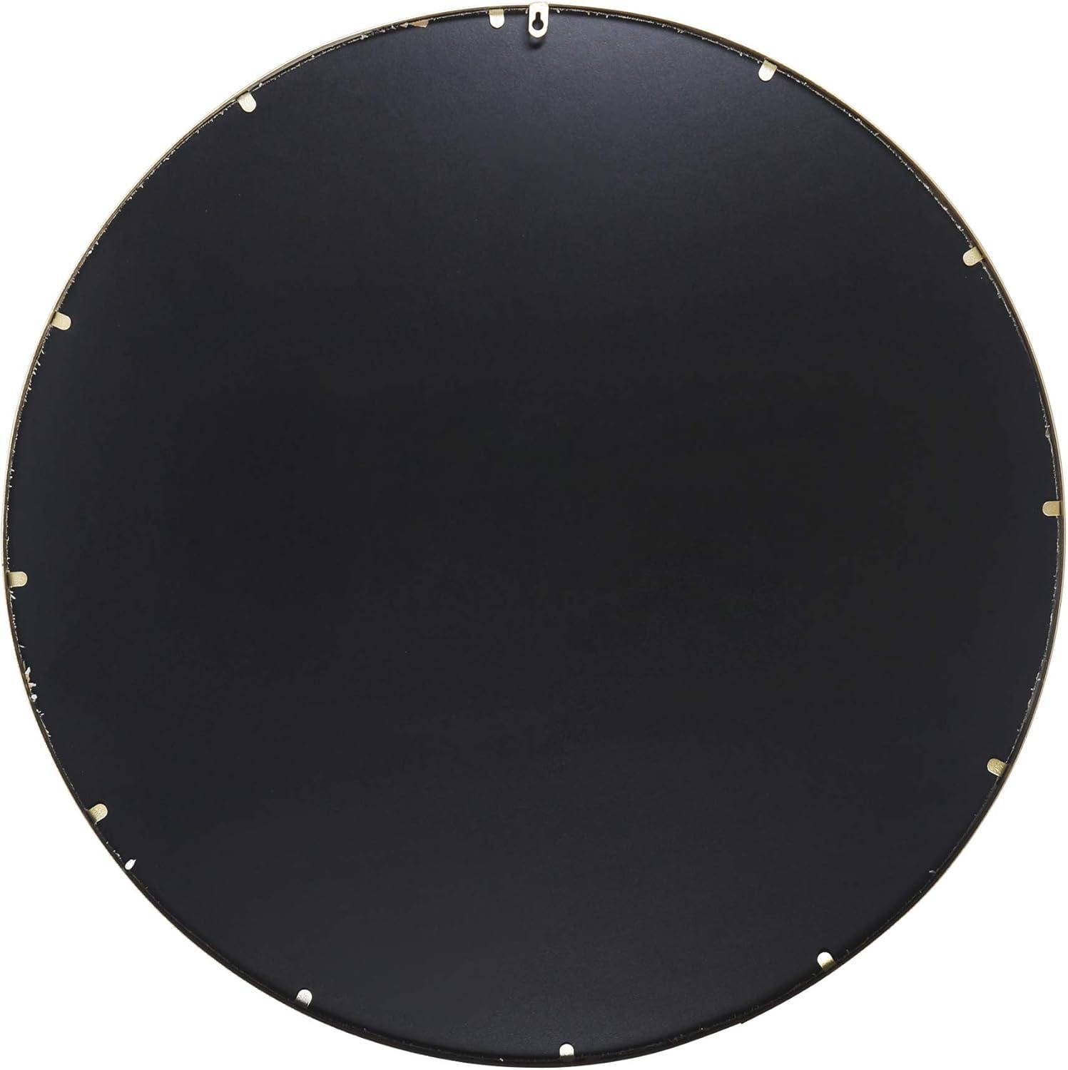 Stratton Home Decor Ava Round Gold Mirror