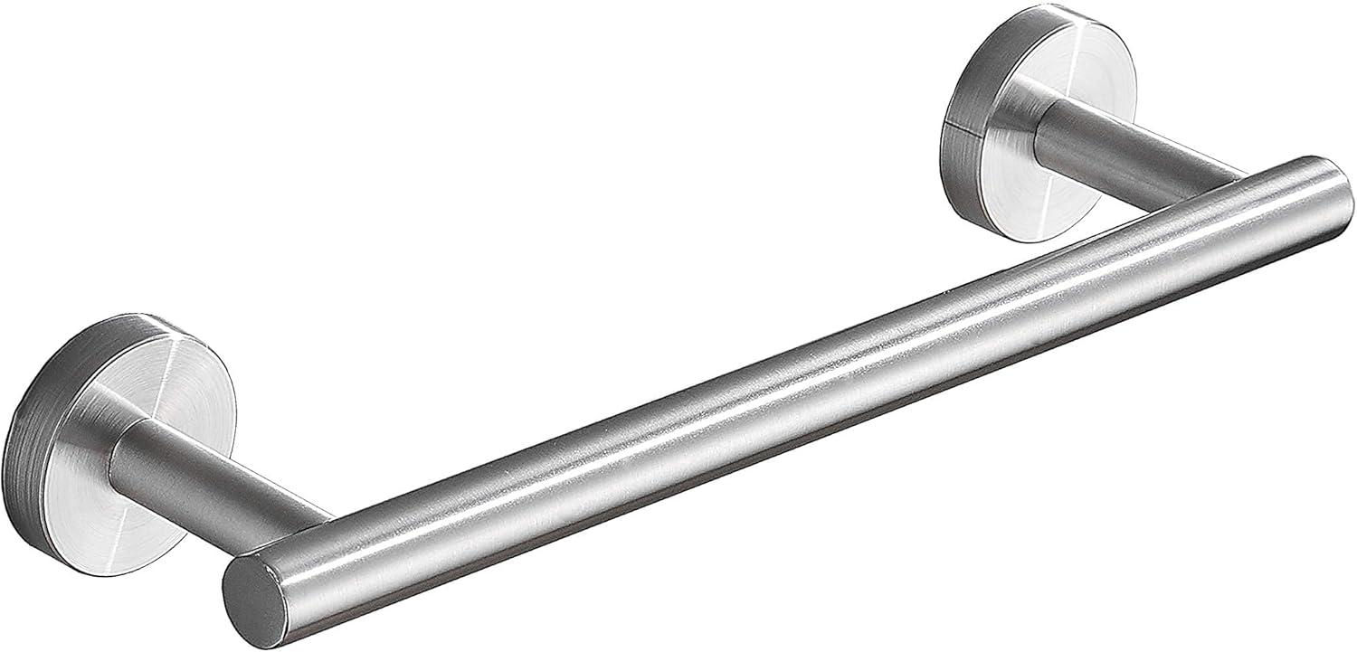 Towel Bar, 12-Inch Hand Towel Holder, Bathroom Accessories SUS304 Stainless Steel Towel Rack, Bath Hardware Brushed Nickel, Wall Mounted