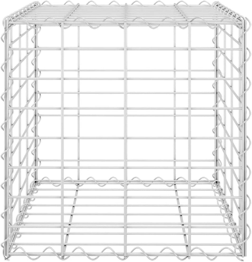 Steel Wire Cube Gabion Raised Bed Planter 23.6"