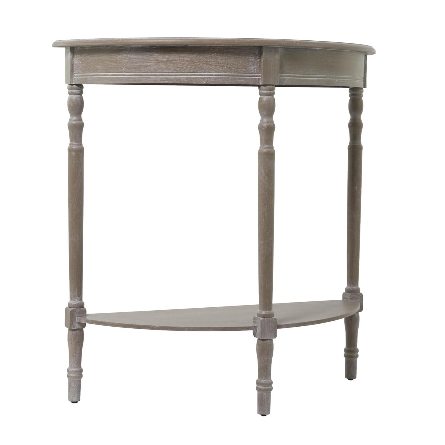 Ophelia & Co. Mcbroom Wood Half Moon 1 Shelf Console Table