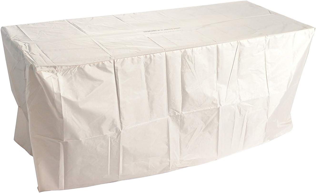 56 in. x 21 in. Rectangular Fire Table with Glass Wind Guard, Cover and Table Lid in Bronze