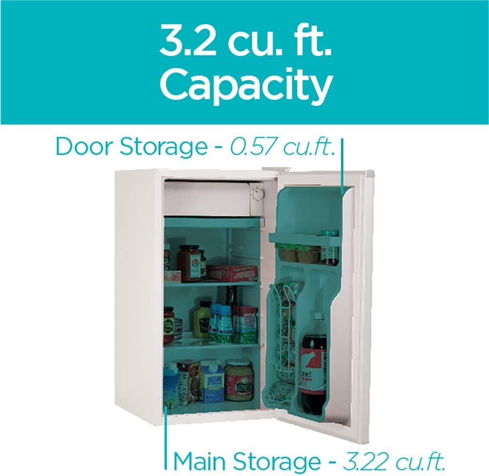 BLACK+DECKER 3.2 cu. ft. Freestanding Mini Fridge with Freezer