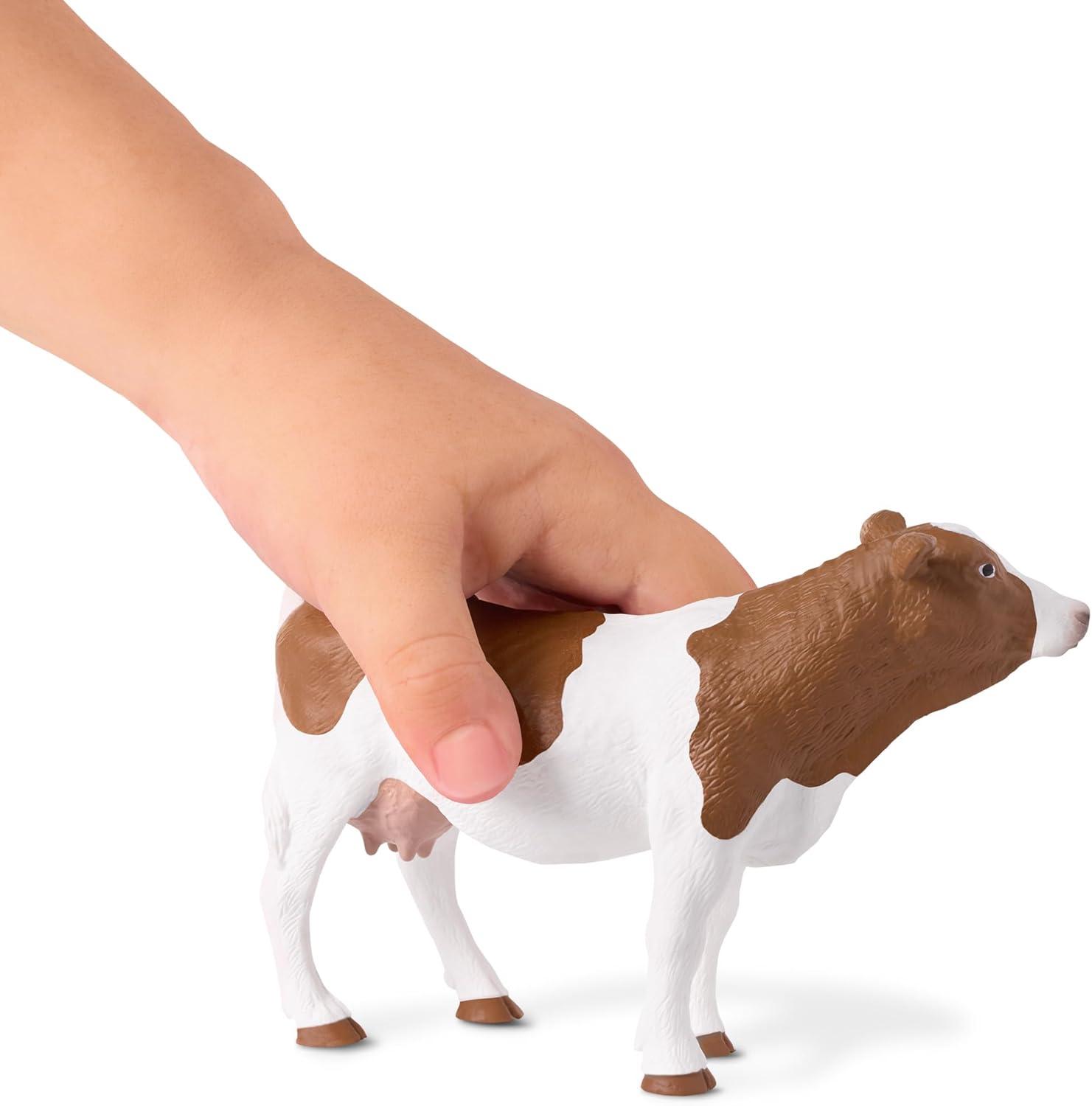 Terra by Battat - Farm Animals (Donkey, Cow, Pig) - Farm Animal Toys with Donkey Toy for Kids 3+ Pc, Multi