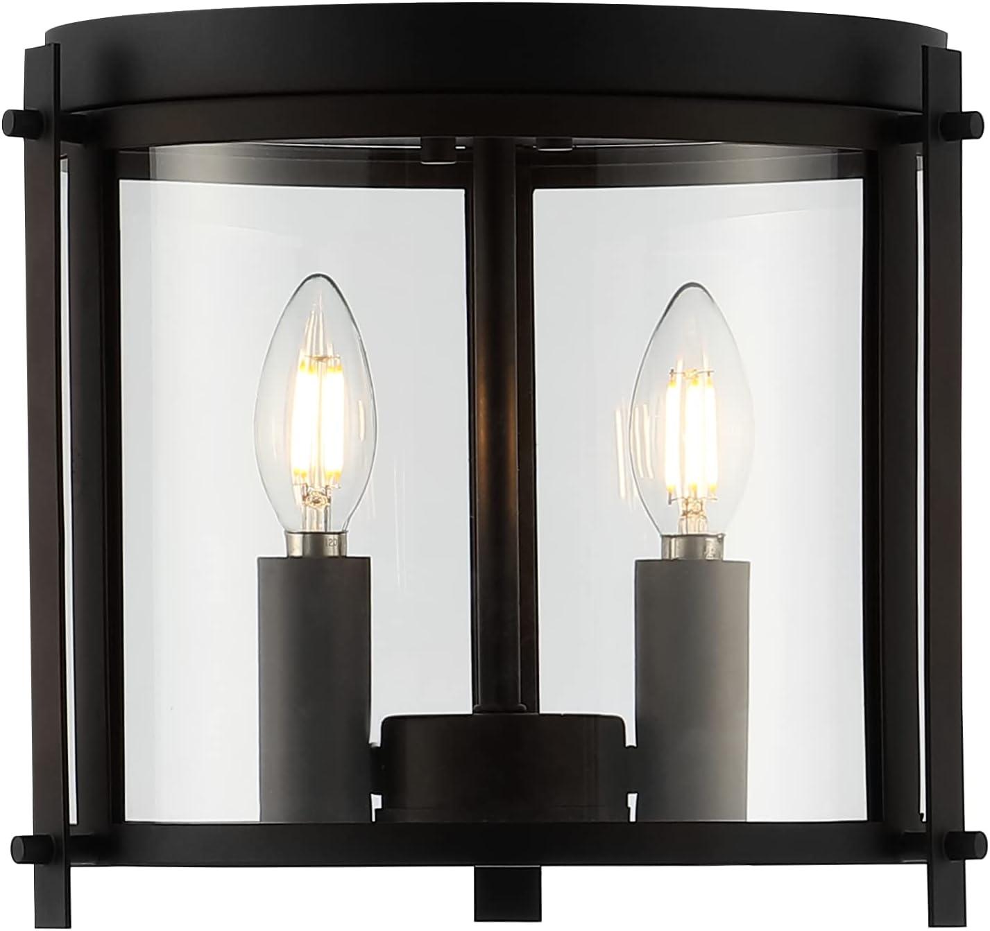 Binsor 3 Light 12" Pendant - Oil Rubbed Bronze/Clear - Safavieh.