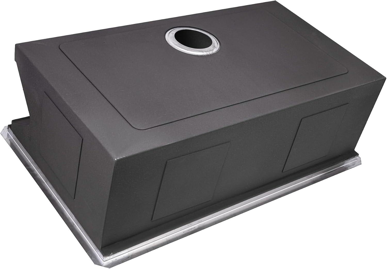 Ruvati 32-inch Glass Rinser and Sink Combo Workstation Undermount Stainless Steel Kitchen Sink