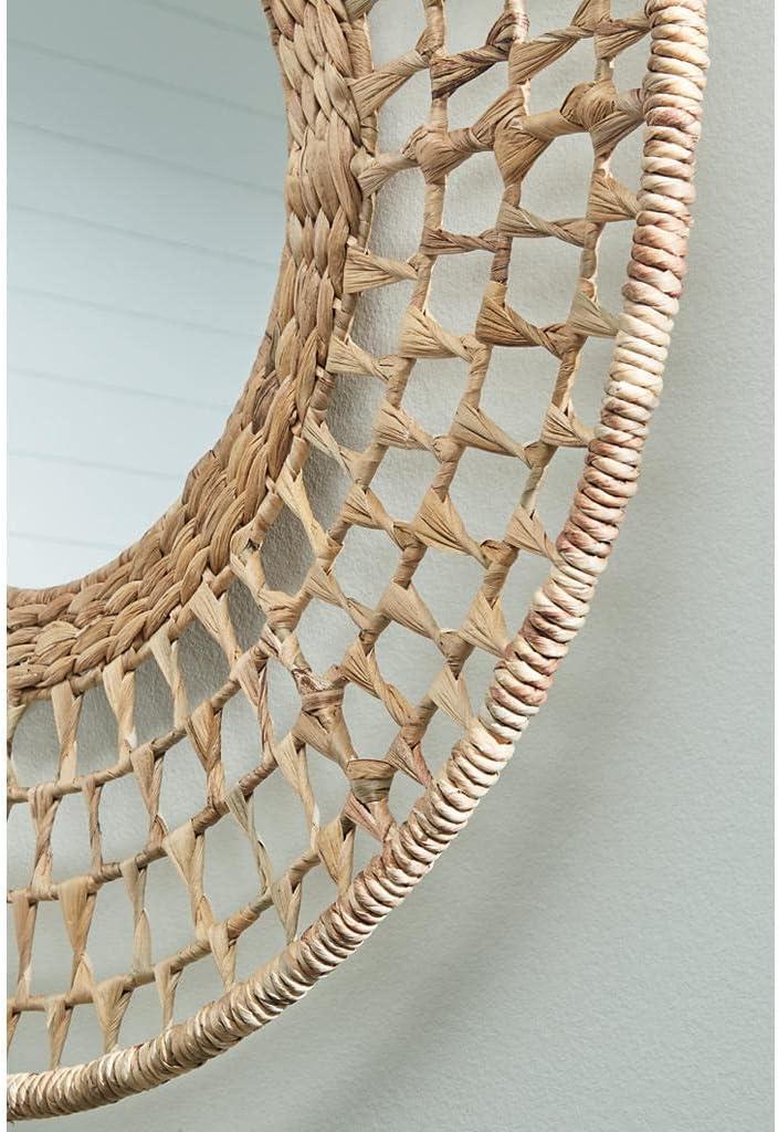 Signature Design by Ashley Casual Deltlea Accent Mirror  Natural