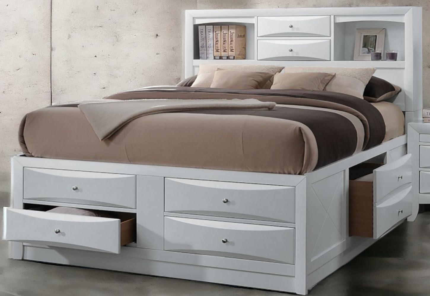 Acme Furniture 91" Queen Ireland Bed White