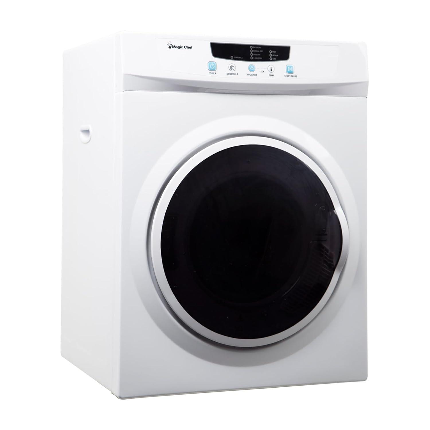 Magic Chef 3.5 Cu. ft. Compact Electric Dryer, White