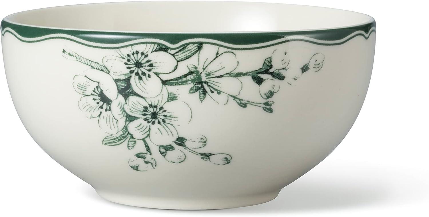 222 Fifth 222 Fifth Brittany 12-Piece Porcelain Dinnerware Set - Service For 4, Plate & Bowl Set