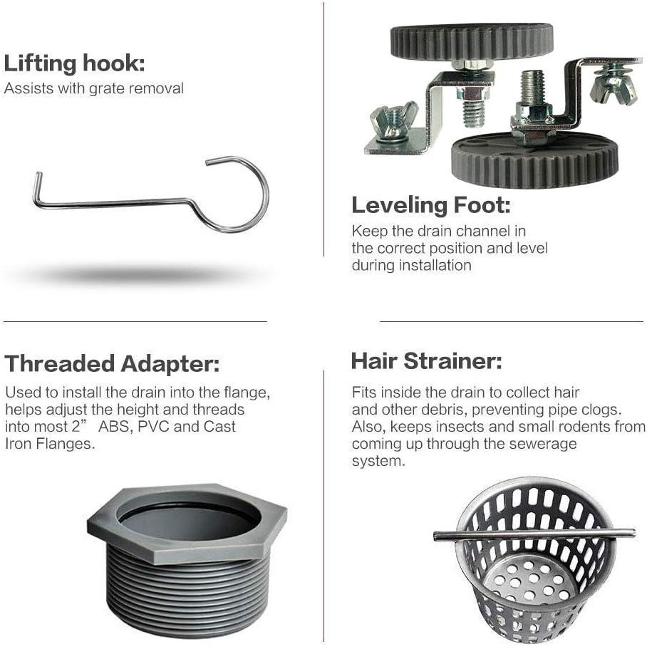 Neodrain 32-Inch Linear Shower Drain Stainless Steel