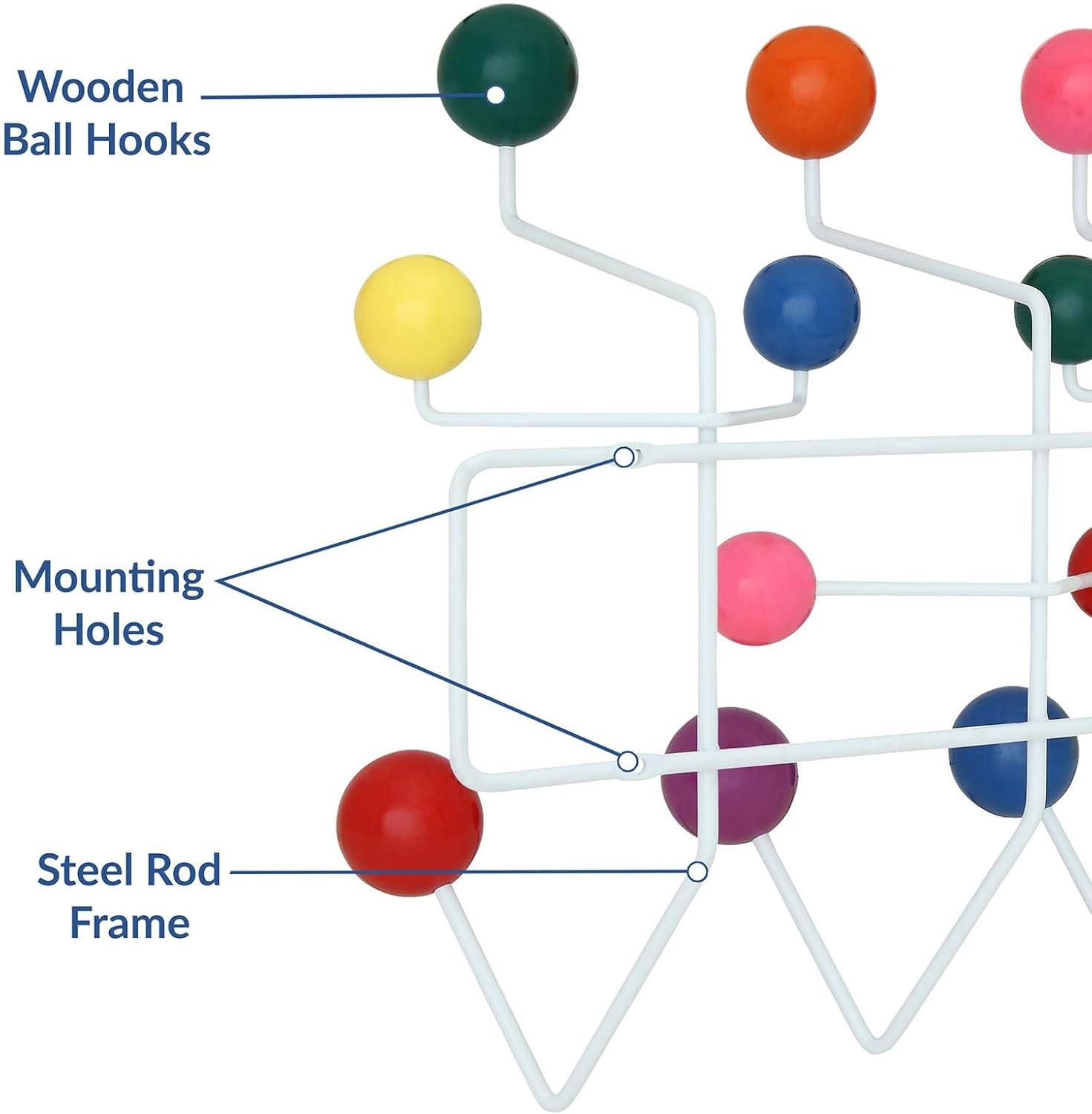 Multicolored Gumball Coat Rack