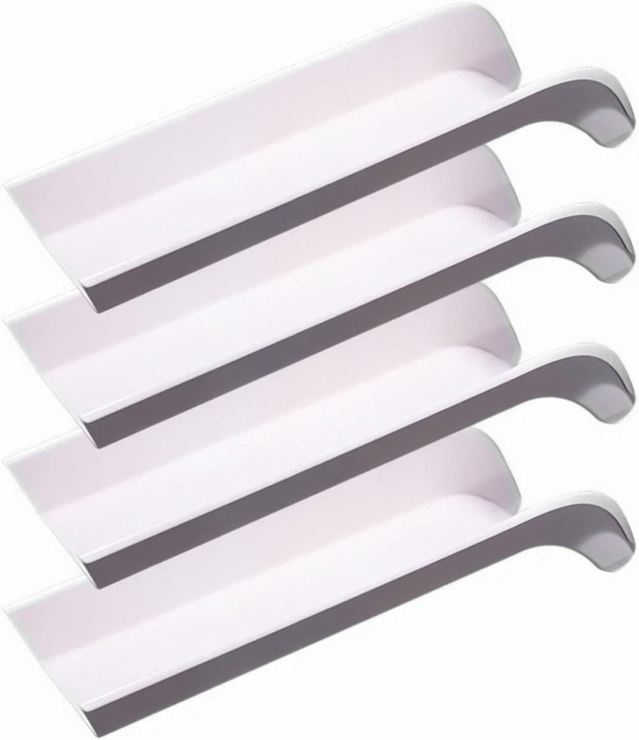 StairSlide 8-Pack Modular Indoor Slide for Home Staircases, White - Stair Attachment Ramps for Kids with Non-Slip Grip Bottom, Easy to Store, No