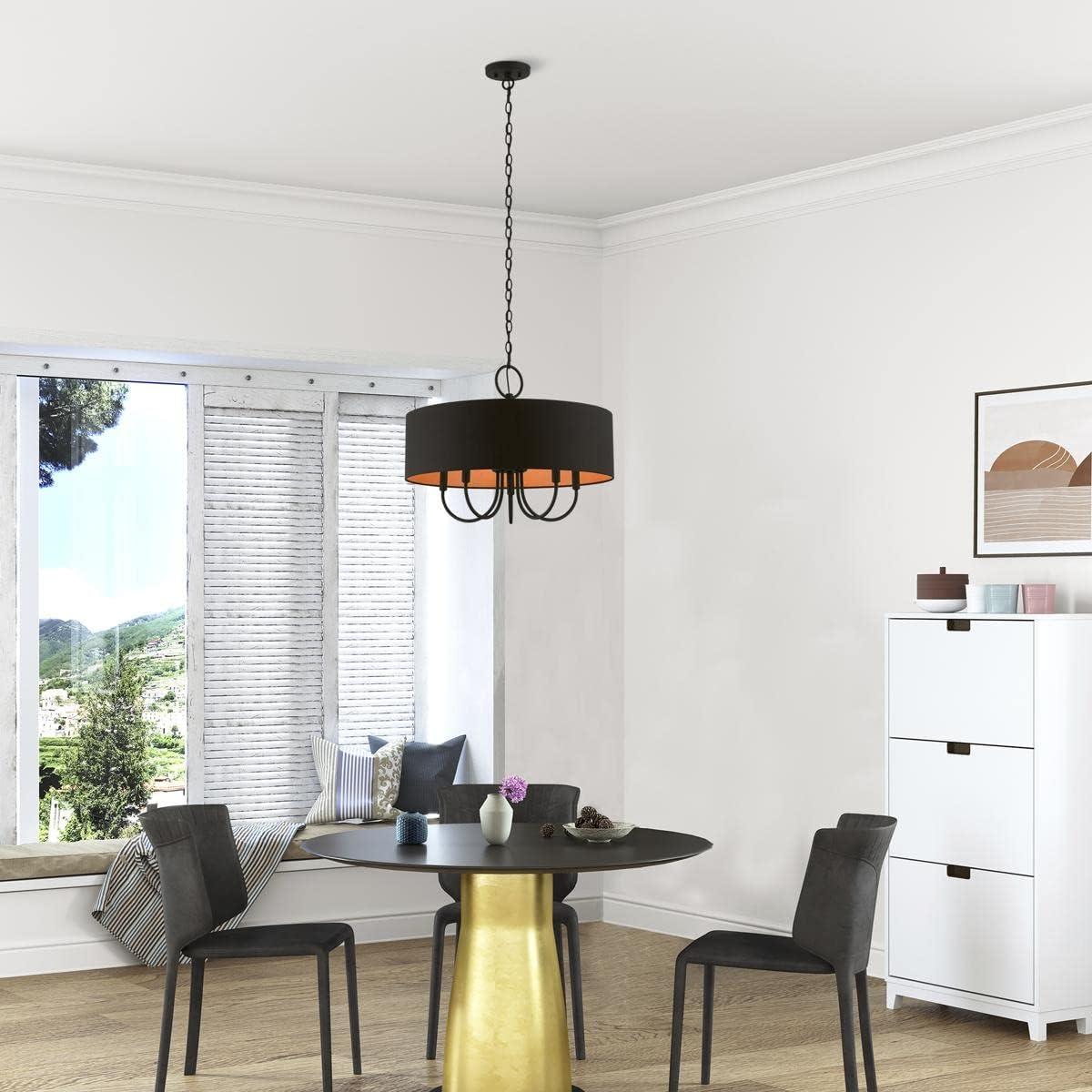 Livex Lighting Bradhurst 5 - Light Pendant in  Black
