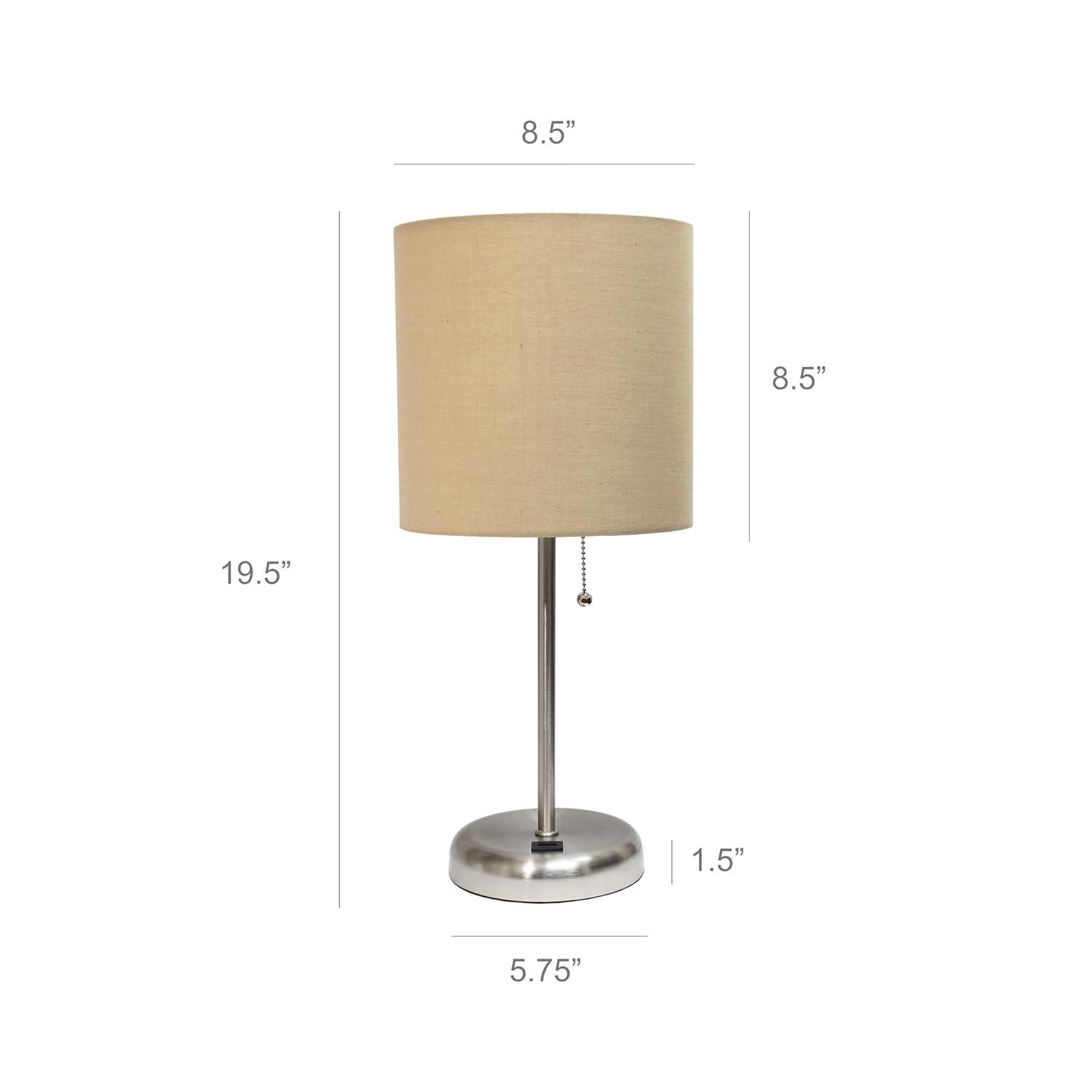 Simple Designs 19.5" Stick Table Desk Lamp