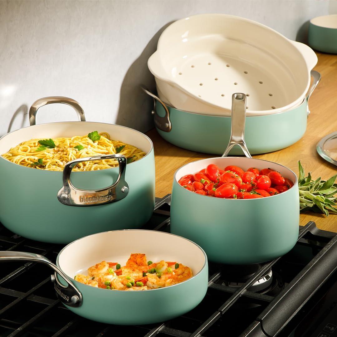 12 - Piece Non-Stick Aluminum Cookware Set