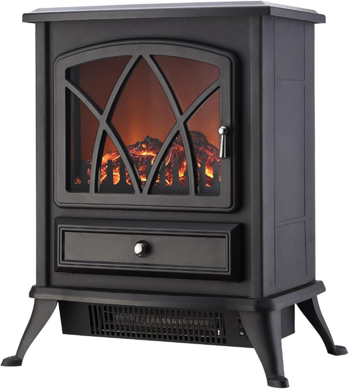 Comfort Glow Ashton Sleek Finish Compact size Electric Heating Stove