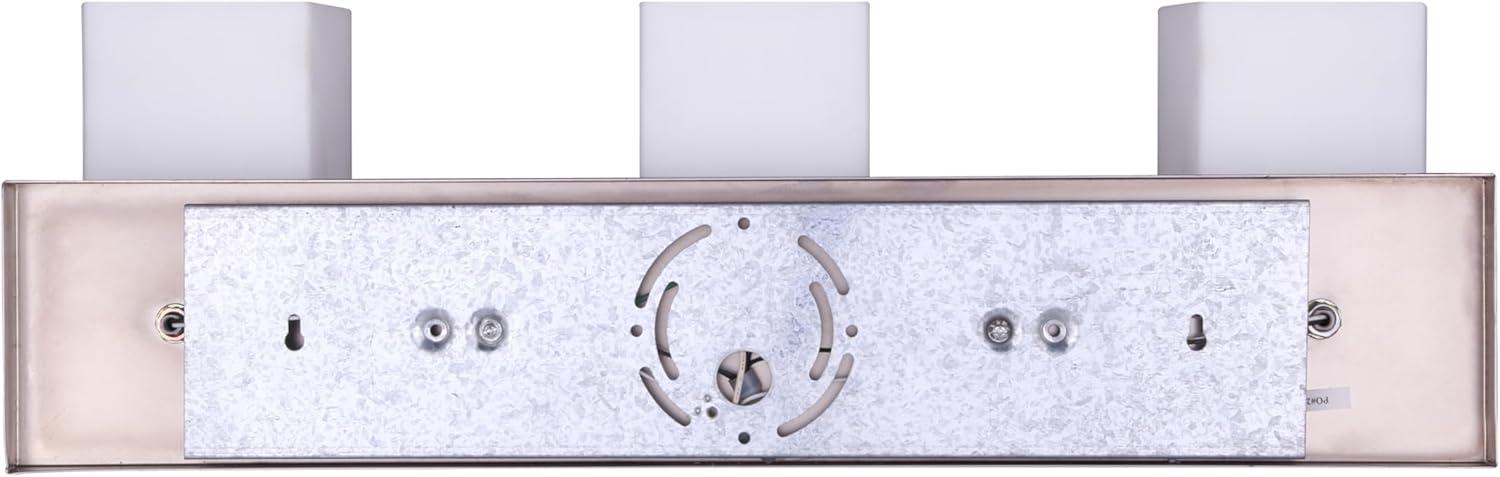 Palmer 3-Light Brushed Nickel Bath Light