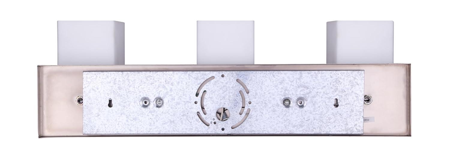 Palmer 3-Light Brushed Nickel Bath Light