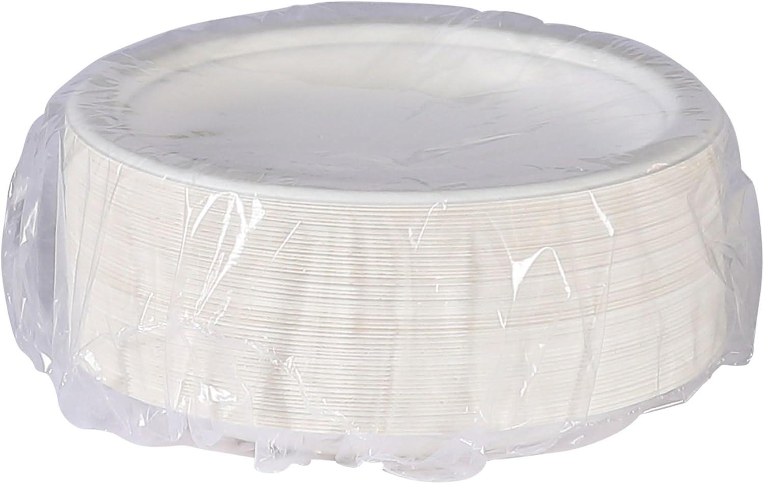 Vanguard Renewable and Compostable Sugarcane Plates, 6", White, 1,000/Carton