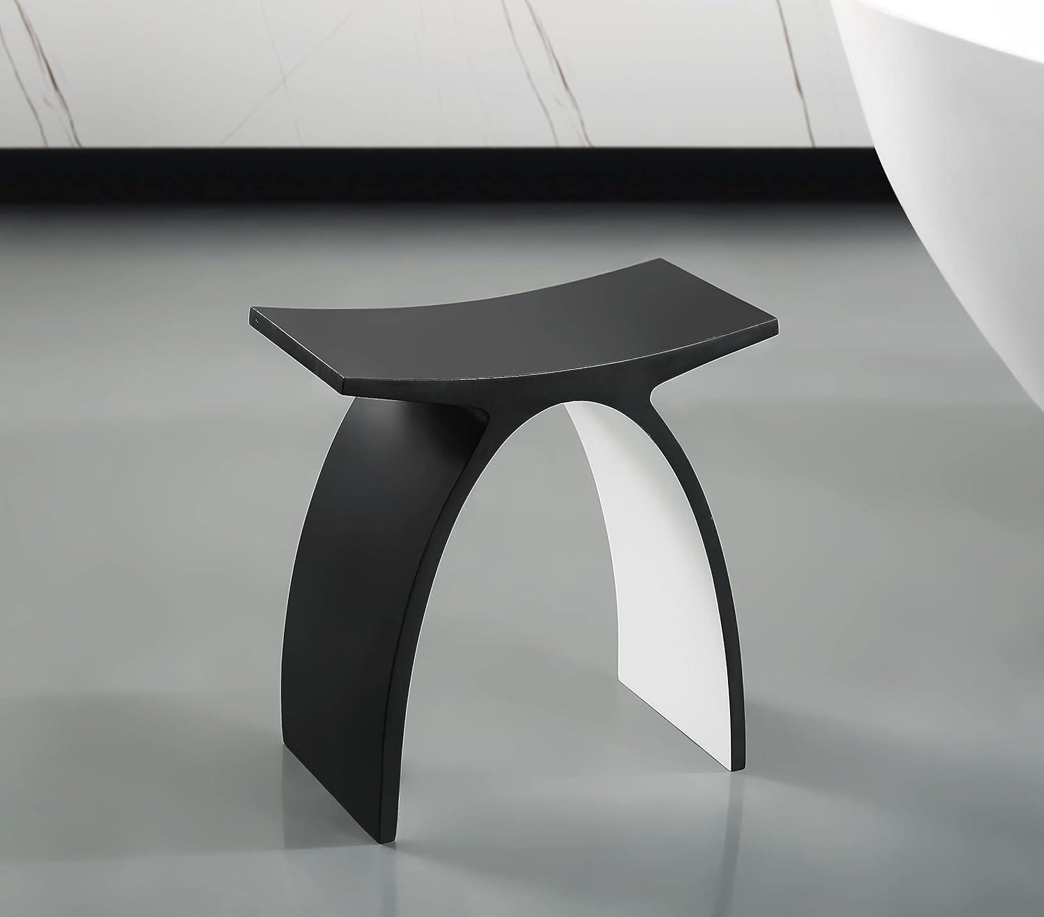 Ovale Solid Surface Accent Stool