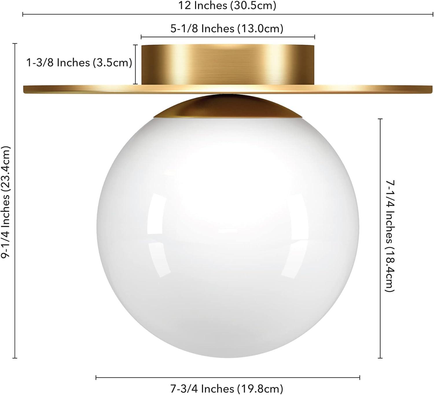 Glass Flush Mount