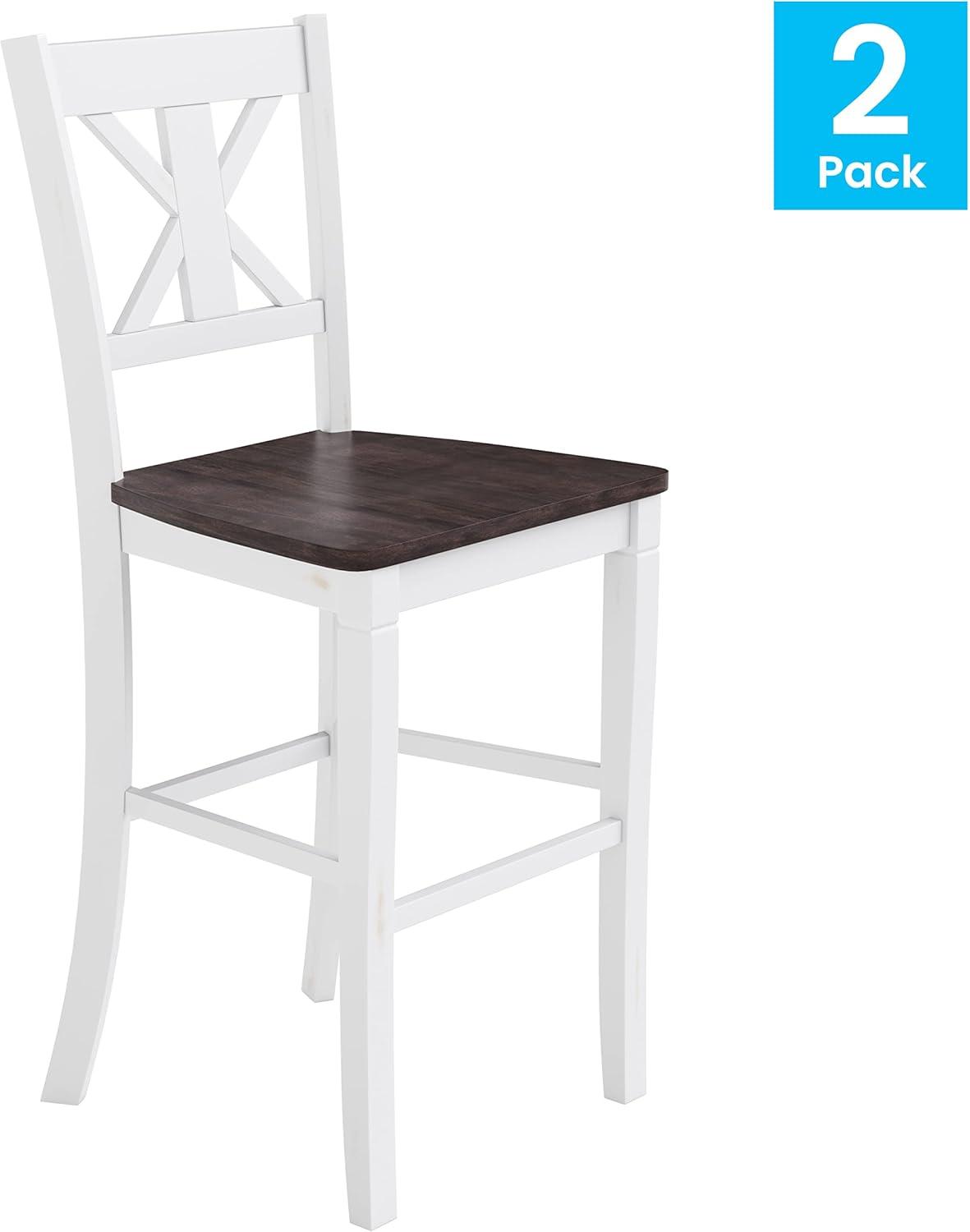 Taylor & Logan Bakersville Solid Wood Counter Stool (Set of 2)