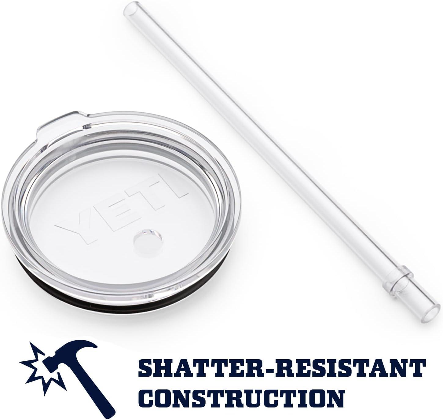 Clear Shatterproof Straw Lid for 20 oz Tumblers