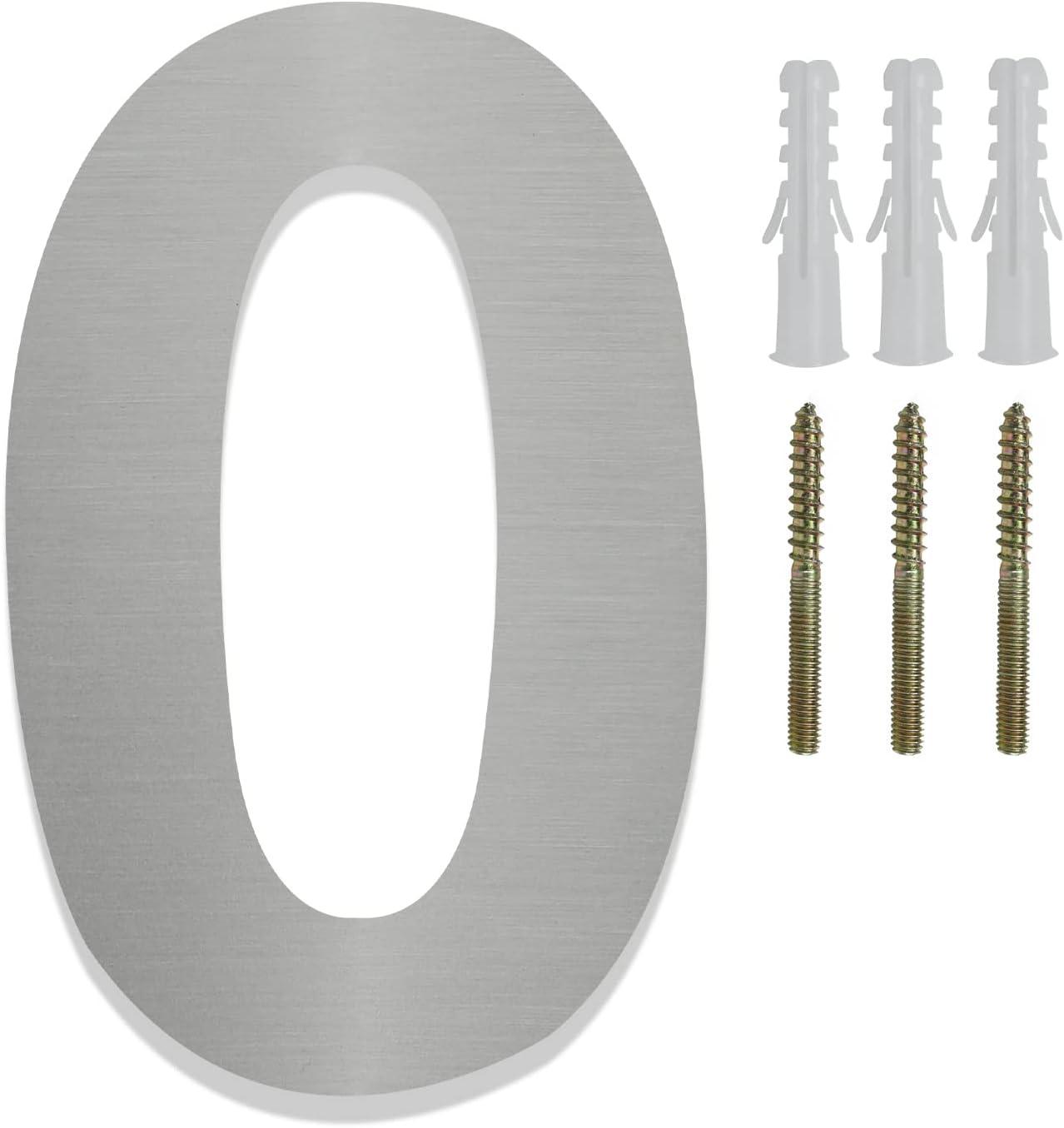 ModernStainlessHardware 6'' H Stainless Steel House Number