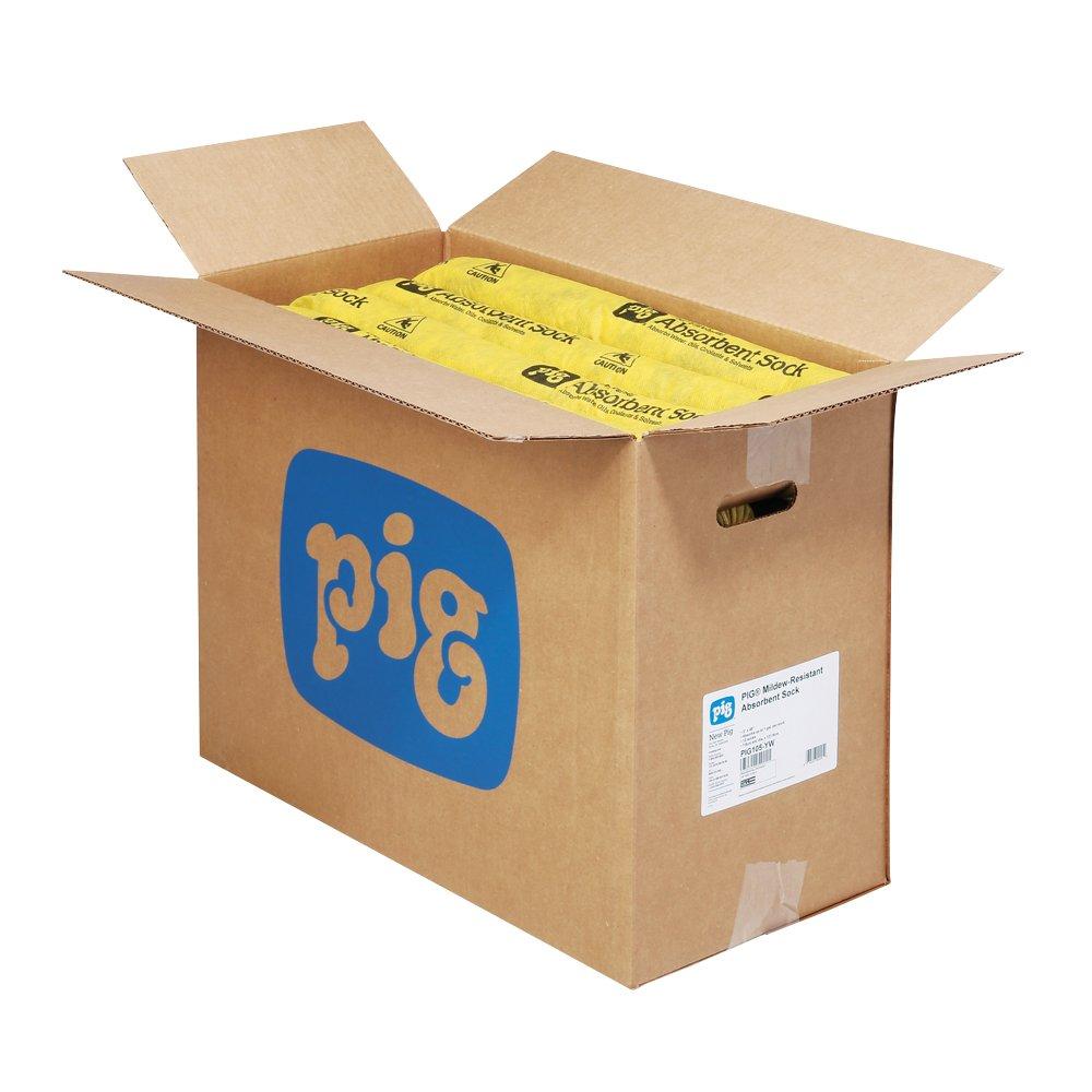 Pig Absorbent Sock,Blue,3" dia.,PK12 PIG105-BL