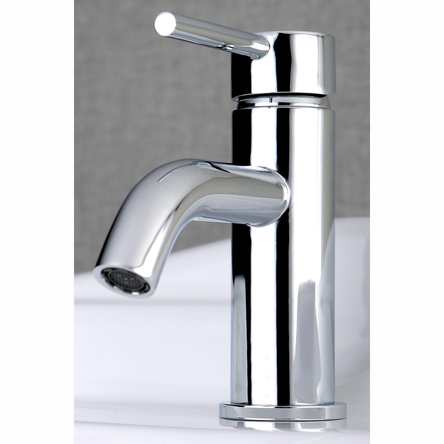 Kingston Brass Concord Single-Handle 1-Hole Deck Mount Bathroom Faucet with Push Pop-Up