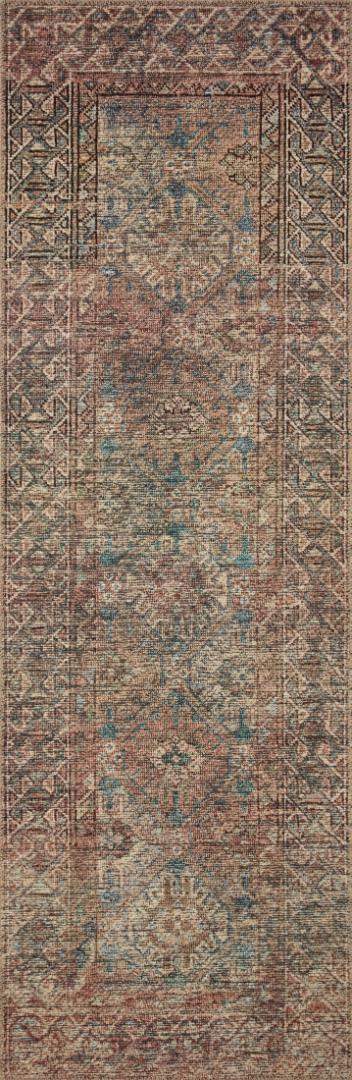 Amber Lewis x Loloi Amber Lewis x Loloi Billie Aqua / Rust Area Rug