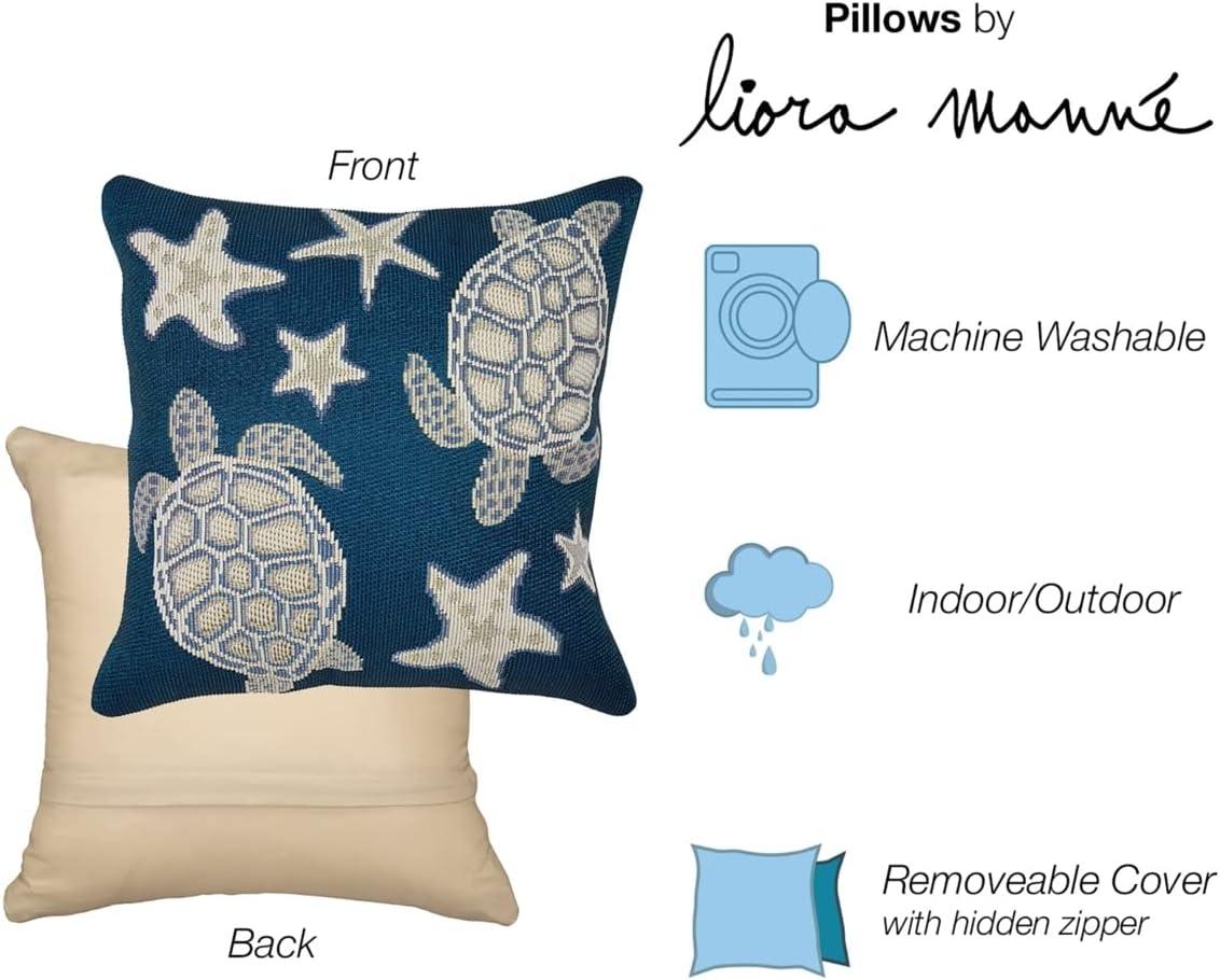 Liora Manne Marina No Decorative Addition Indoor/Outdoor Throw Pillow