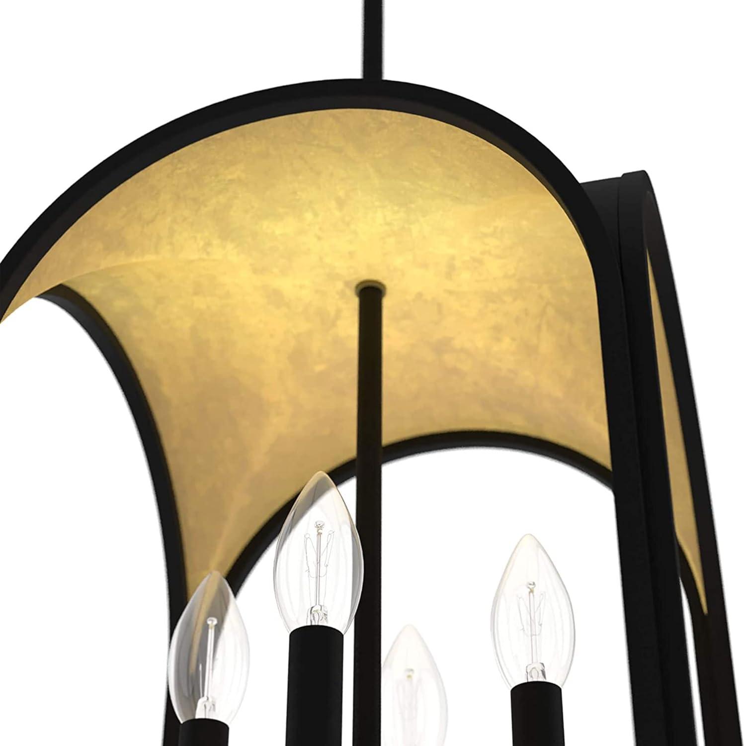 Hunter Fan Dukestown 4 - Light Lantern Geometric Chandelier