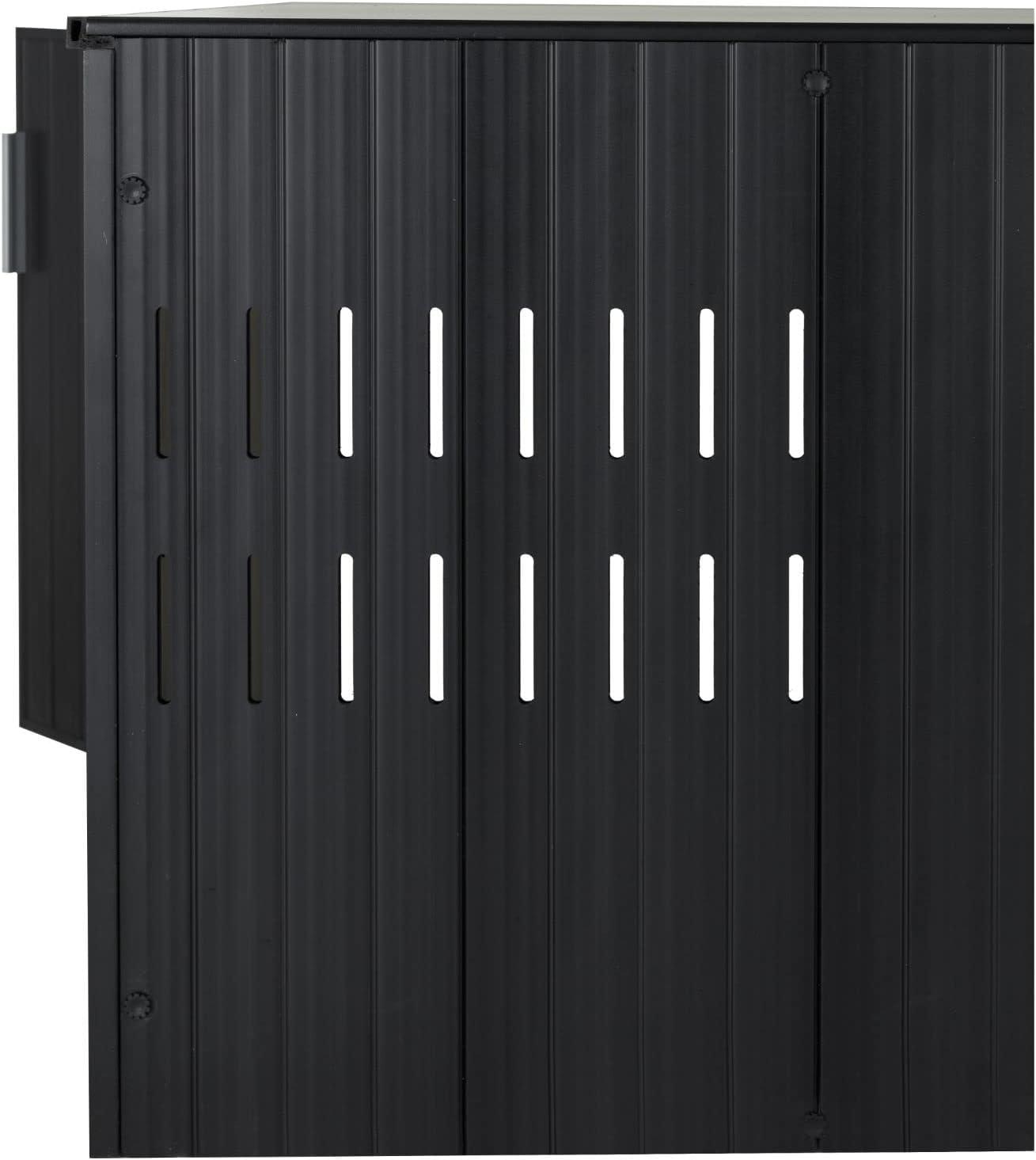 New Age Pet® ECOFLEX® Promax Litter Loo® Litter Box Enclosure Table, Espresso Black - Durable Wood Plastic Composite Cat Litter Box Furniture with No-Track Litter Mat, Easy Clean, Quick Assembly