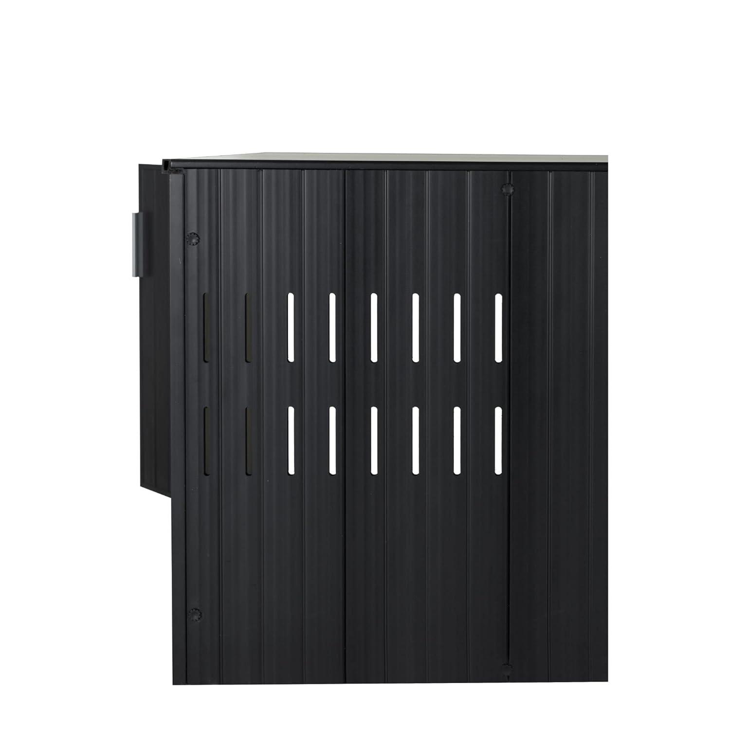 New Age Pet® ECOFLEX® Promax Litter Loo® Litter Box Enclosure Table, Espresso Black - Durable Wood Plastic Composite Cat Litter Box Furniture with No-Track Litter Mat, Easy Clean, Quick Assembly