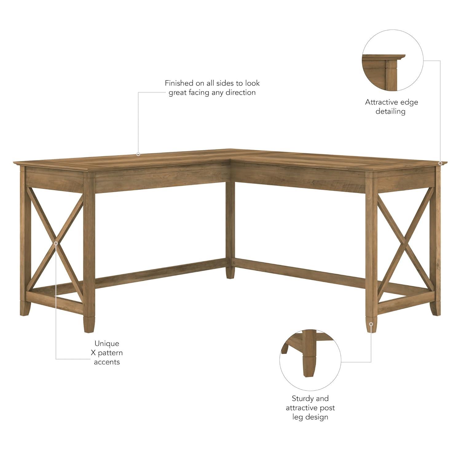 Laurel Foundry Modern Farmhouse® Huckins 60W L Shaped Desk