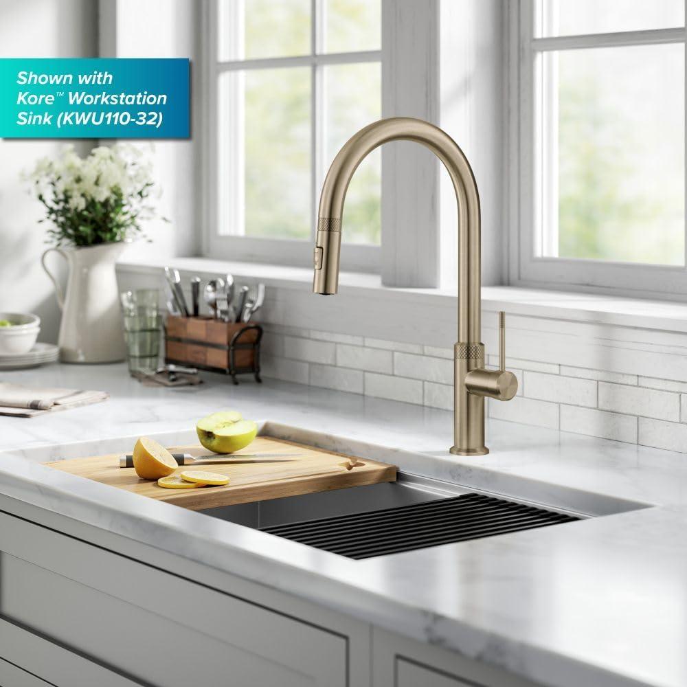 Kraus Oletto Single Handle High-arc Kitchen Faucet