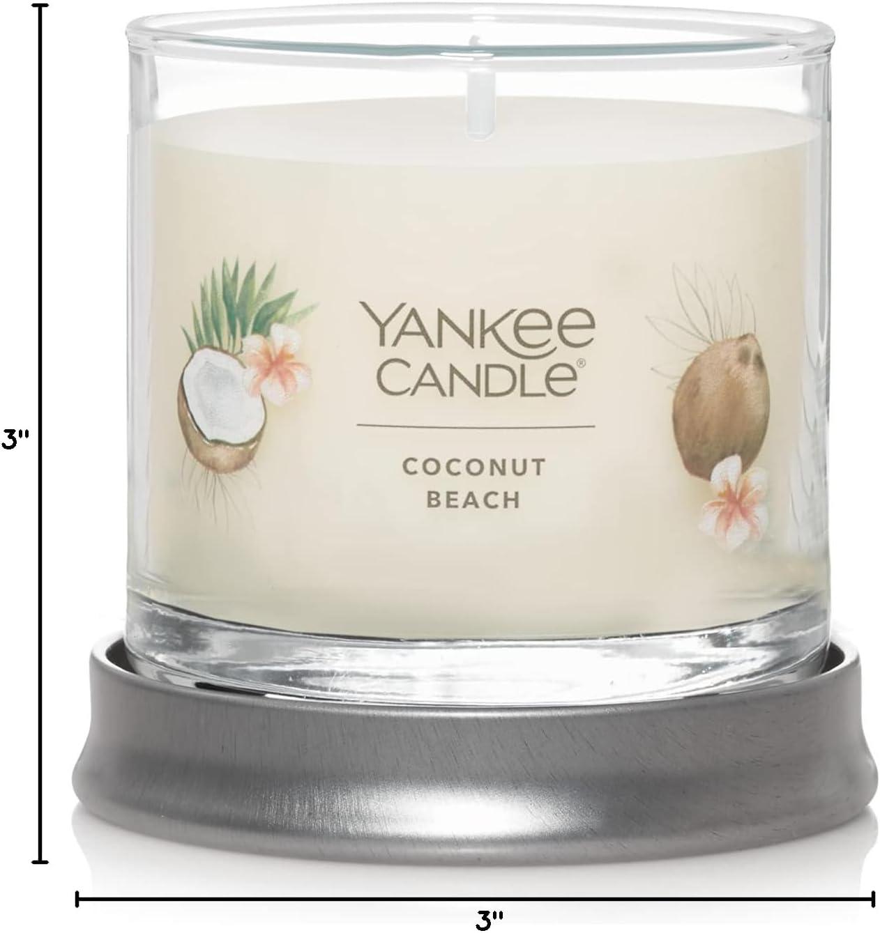 White Coconut Beach Soy Small Tumbler Candle