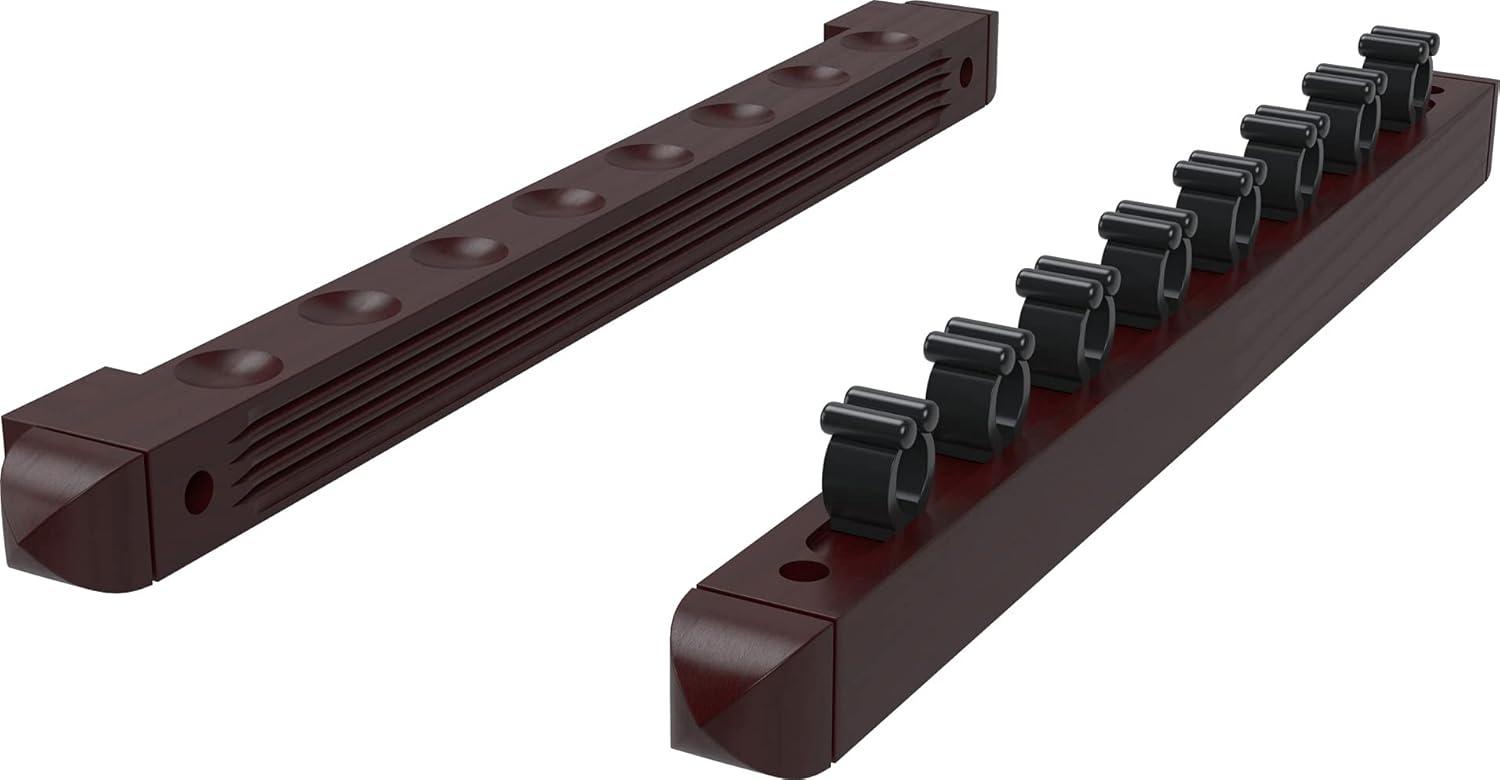 Mahogany 8-cue Viper Wall Rack