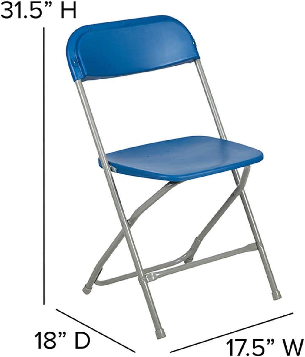 Flash Furniture Hercules Series Plastic Folding Chair - 10 Pack 650LB Weight Capacity