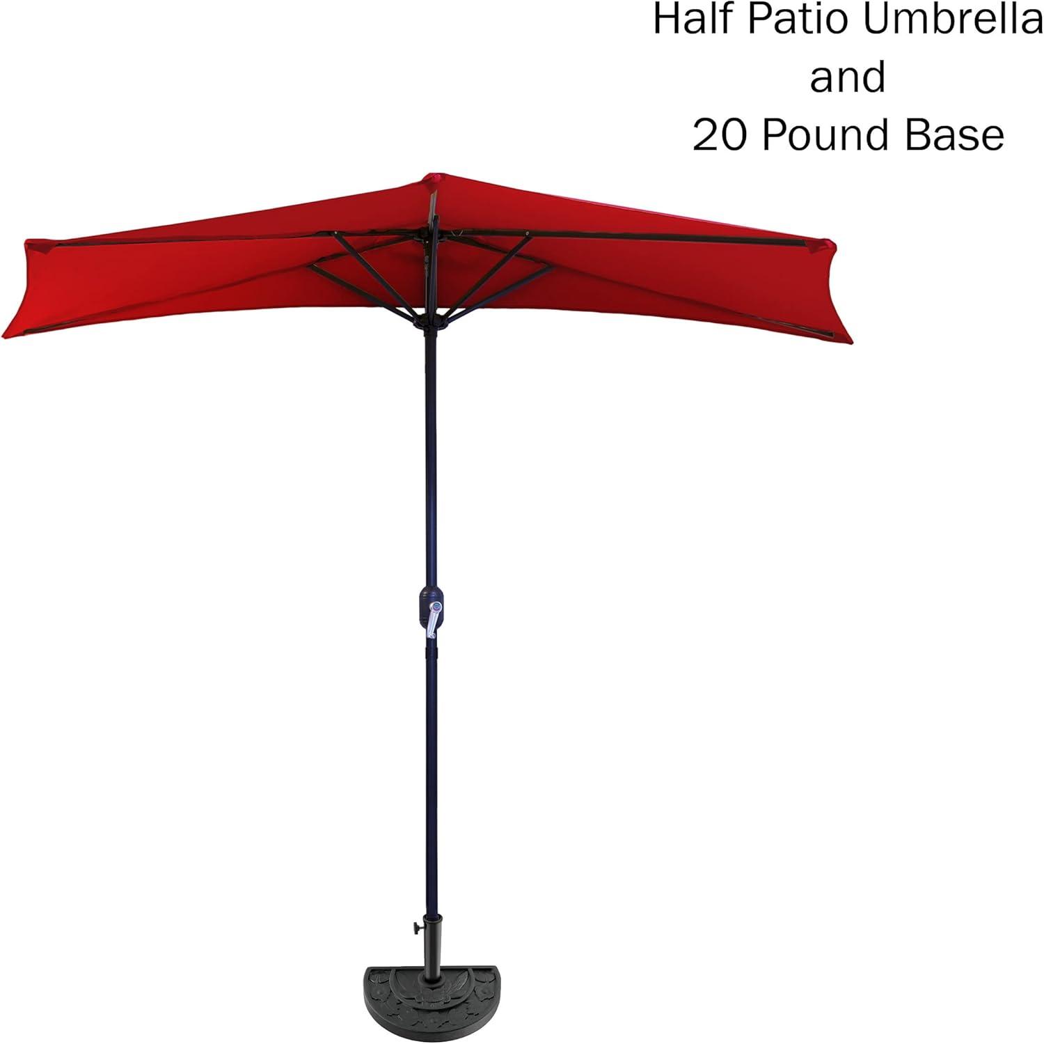 Patson 9' Half Market Umbrella