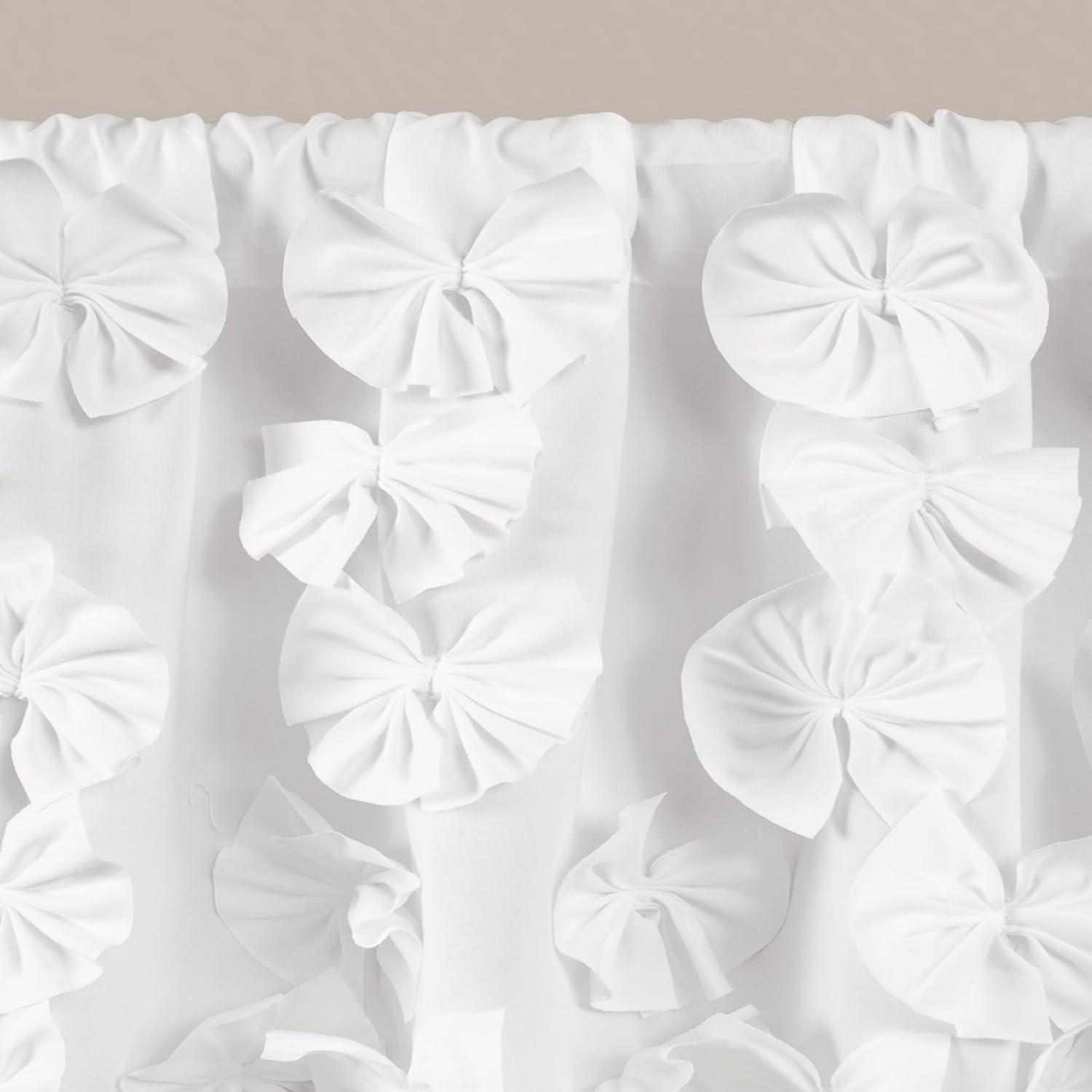 Lush Decor Scalloped 52'' W Window Valance