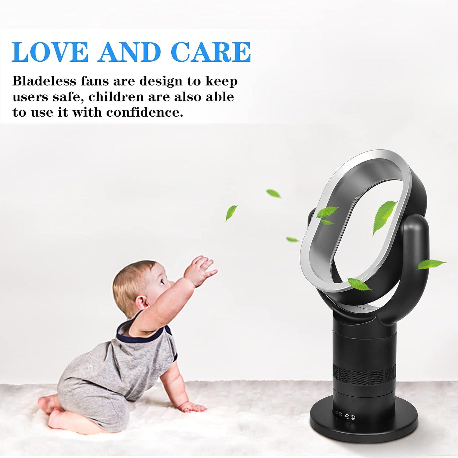 HealSmart 24 inch 10 Speed bladeless fan