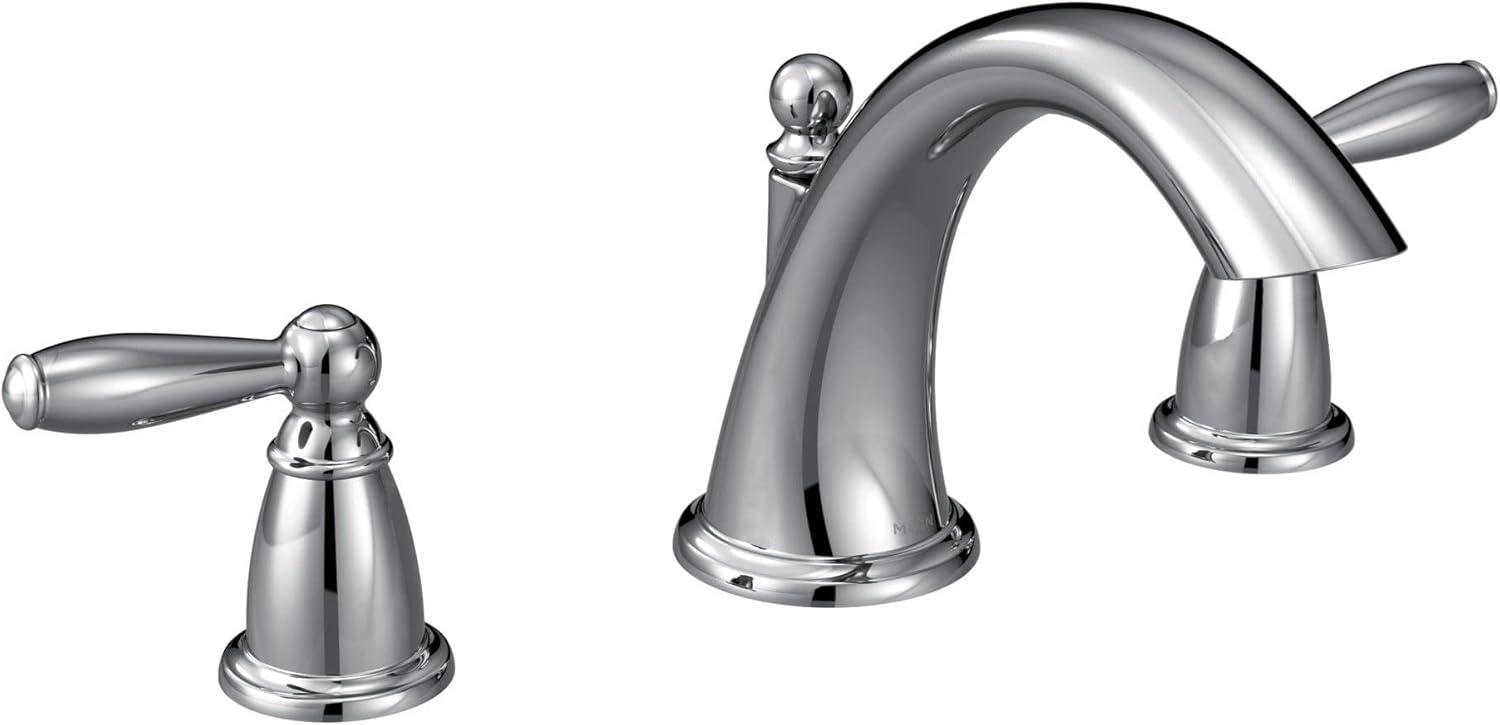 Moen T4943 Chrome two-handle roman tub faucet