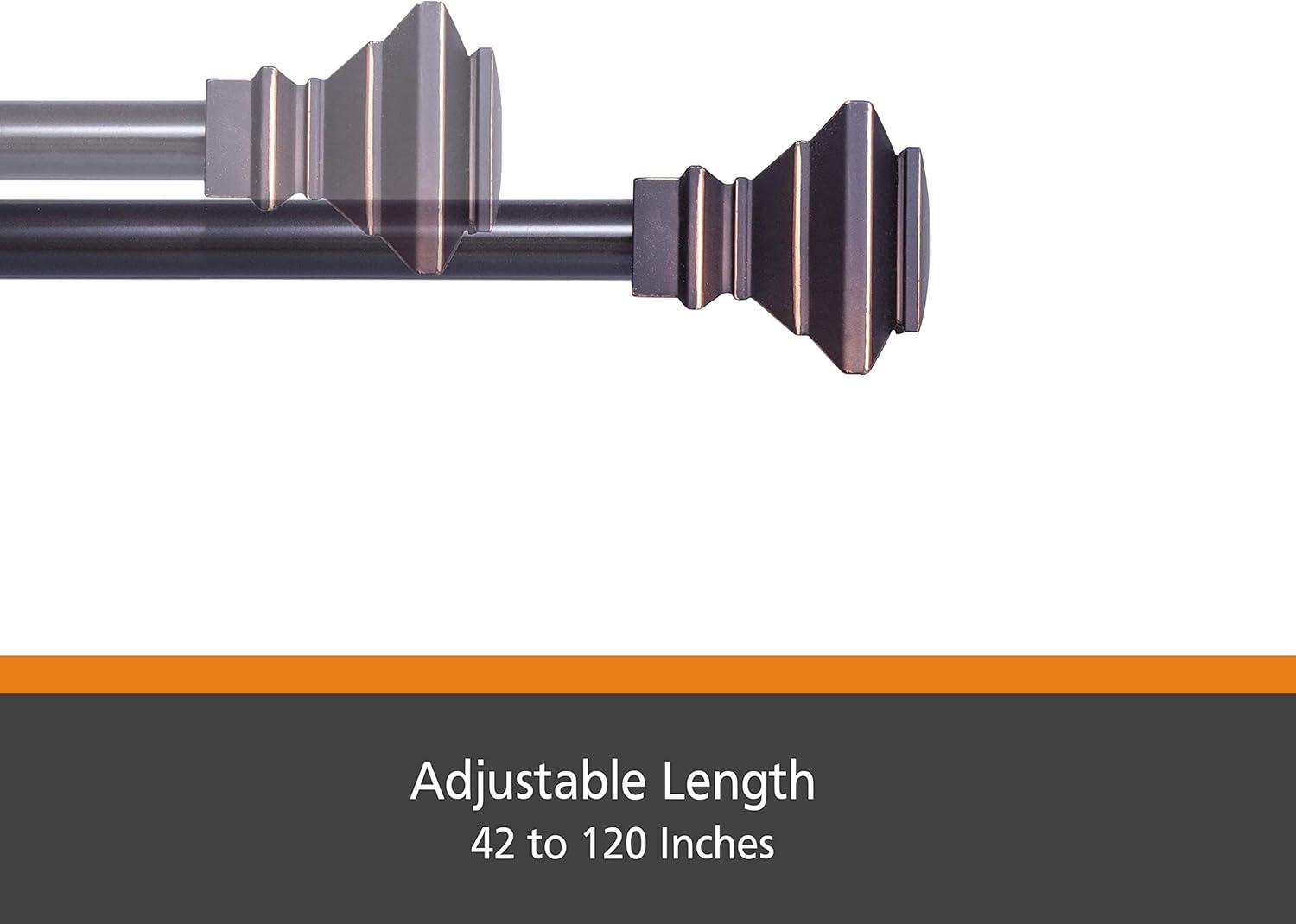 Steel Adjustable Single Curtain Rod